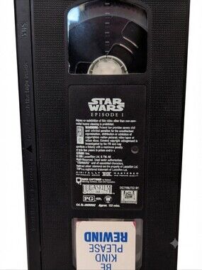 Star Wars Episode 1: The Phantom Menace VHS (Tape  Only)